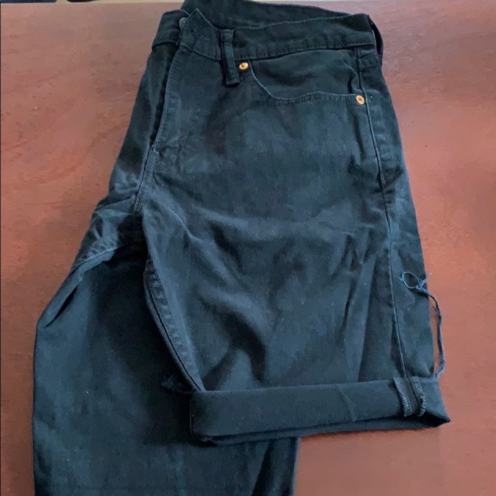 Levi’s Black Denim/Twill Cut off Shorts - Sz. 31